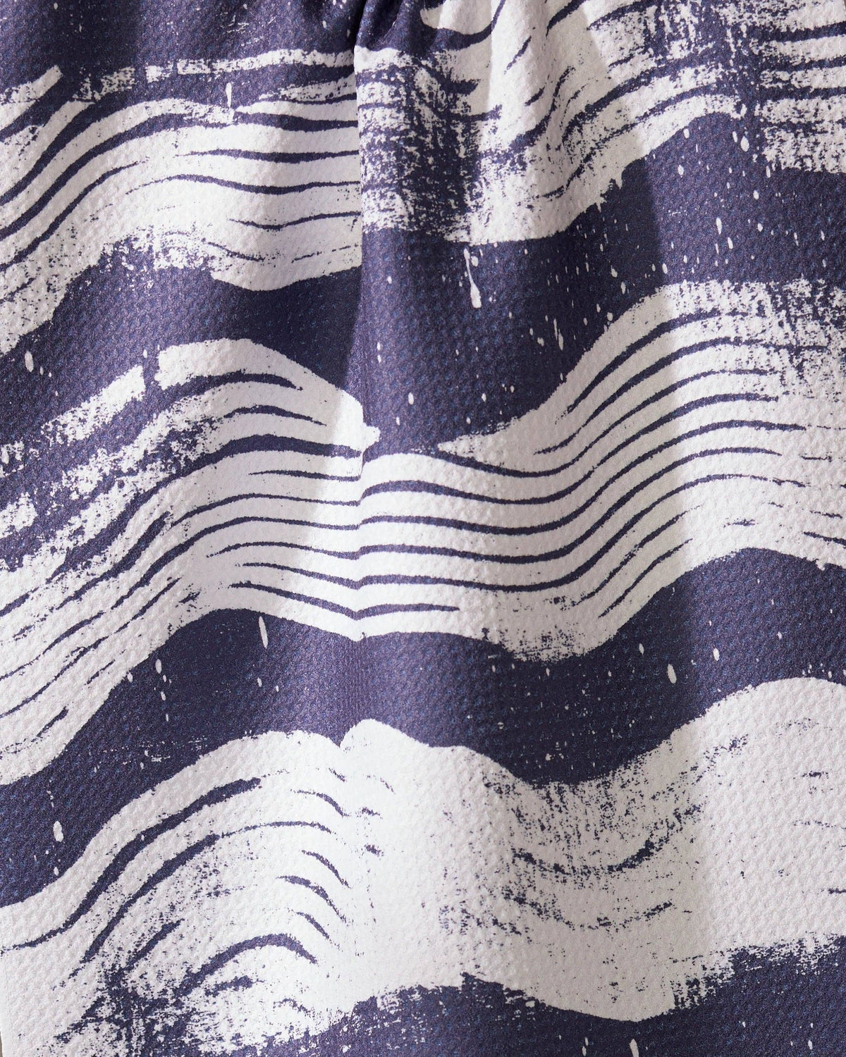 Brushline Navy Tea Towel