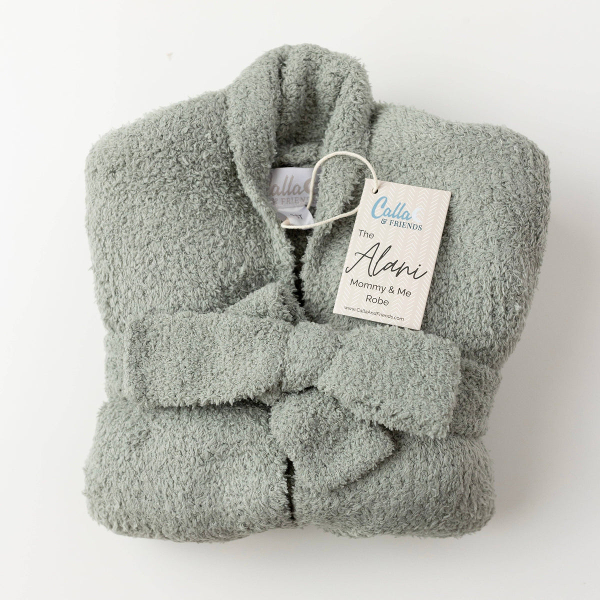 The Alani Mommy & Me Robe - Kiddo - Sage