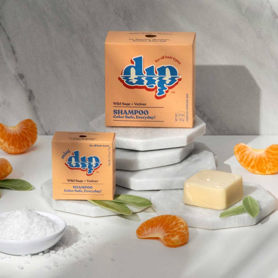Dip - Color Safe Shampoo Bar for Every Day - Wild Sage & Vetiver: 4 oz