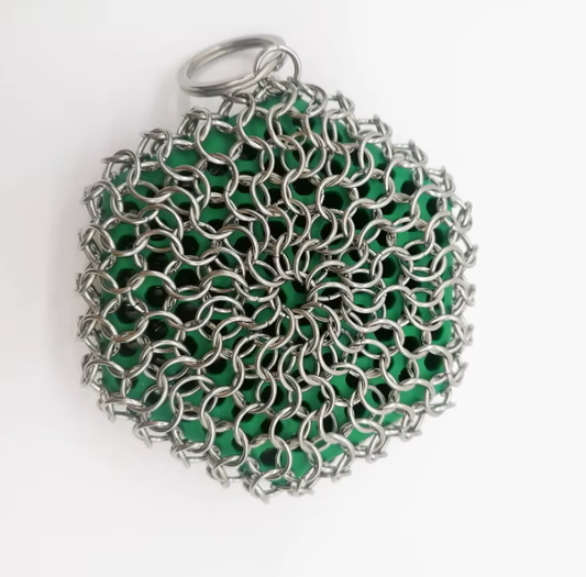 Stainless Steel Cast Iron Sponge with Silicone