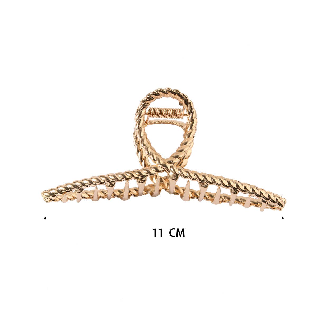 Gold Metal Hair Claws Strong Hold