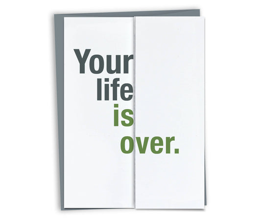 FINCH and HARE - Life Over Wedding or Baby Congratulations Card