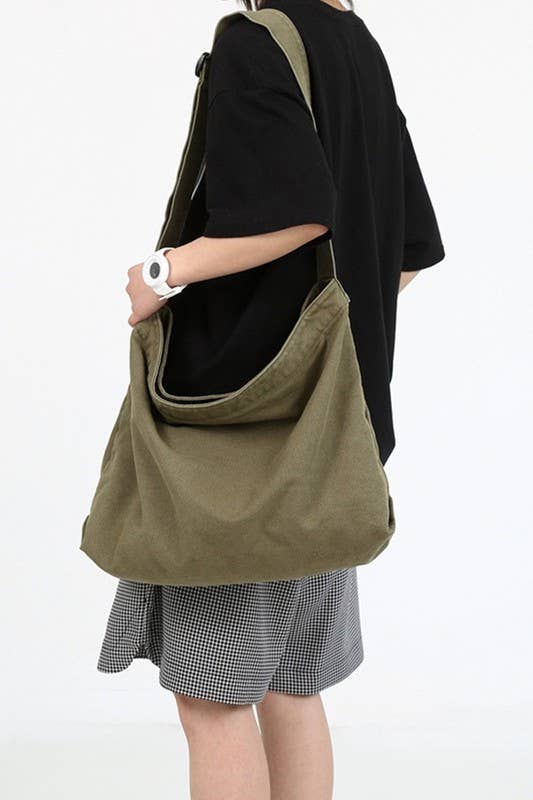 Crossbody Canvas Big Shoulder Bag_CWAB0420