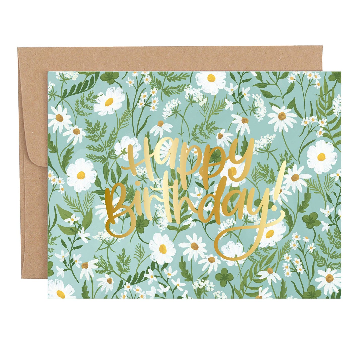 Astrid Floral Happy Birthday Greeting Card