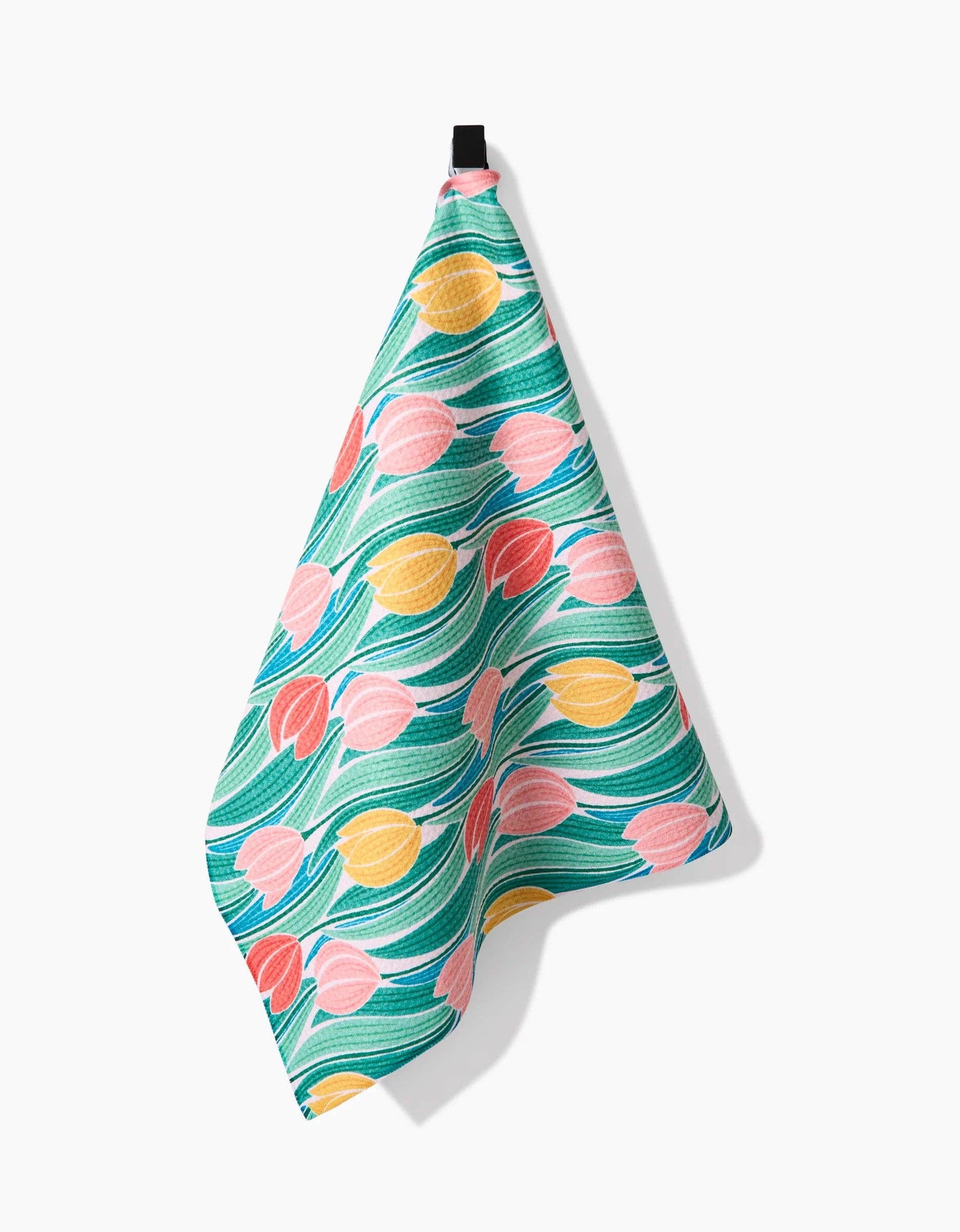 Geometry - Tranquil Tulips Tea Towel