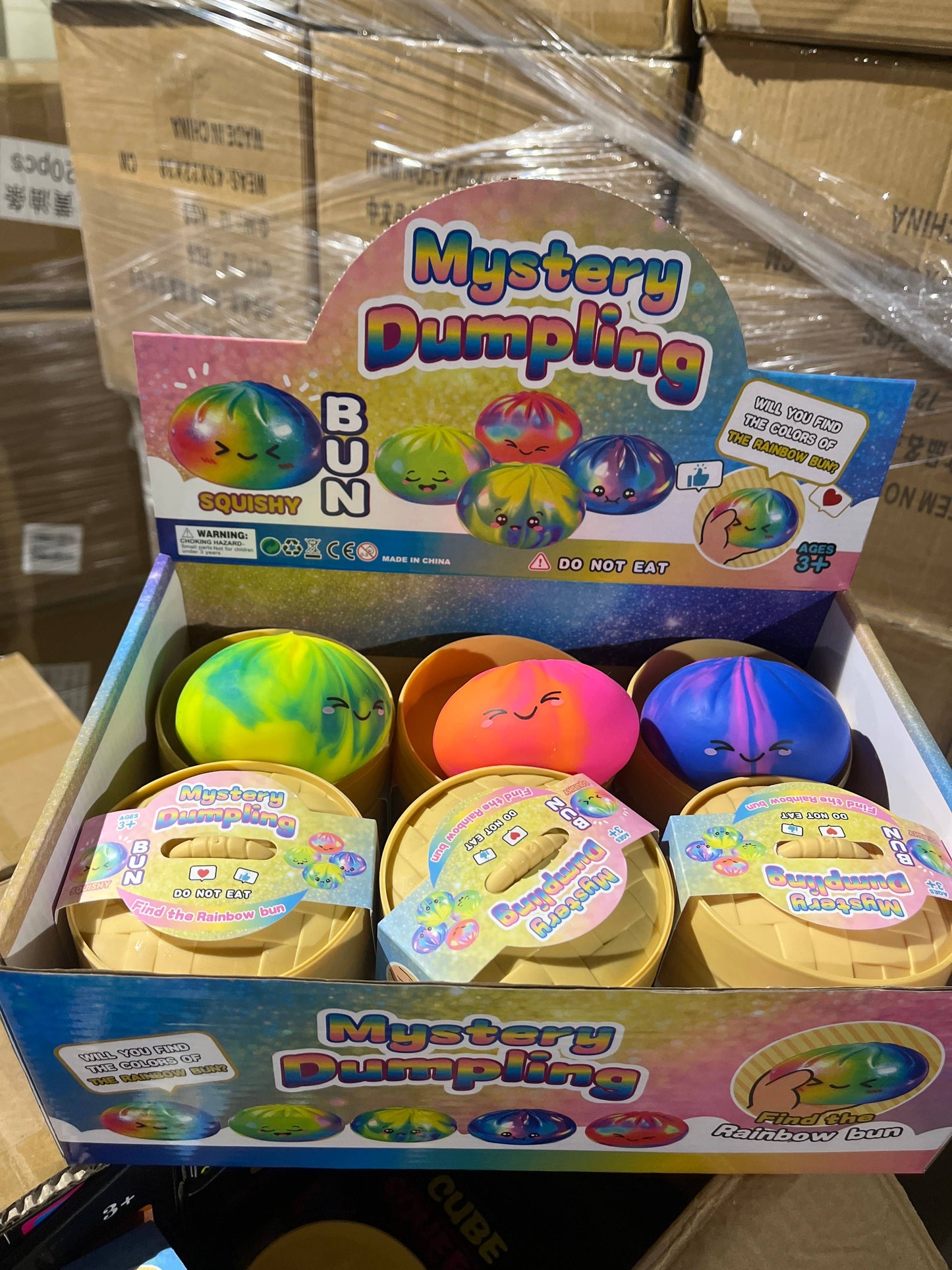 TieDye Squishy Dumplings Toy; Trending | HOT | A047