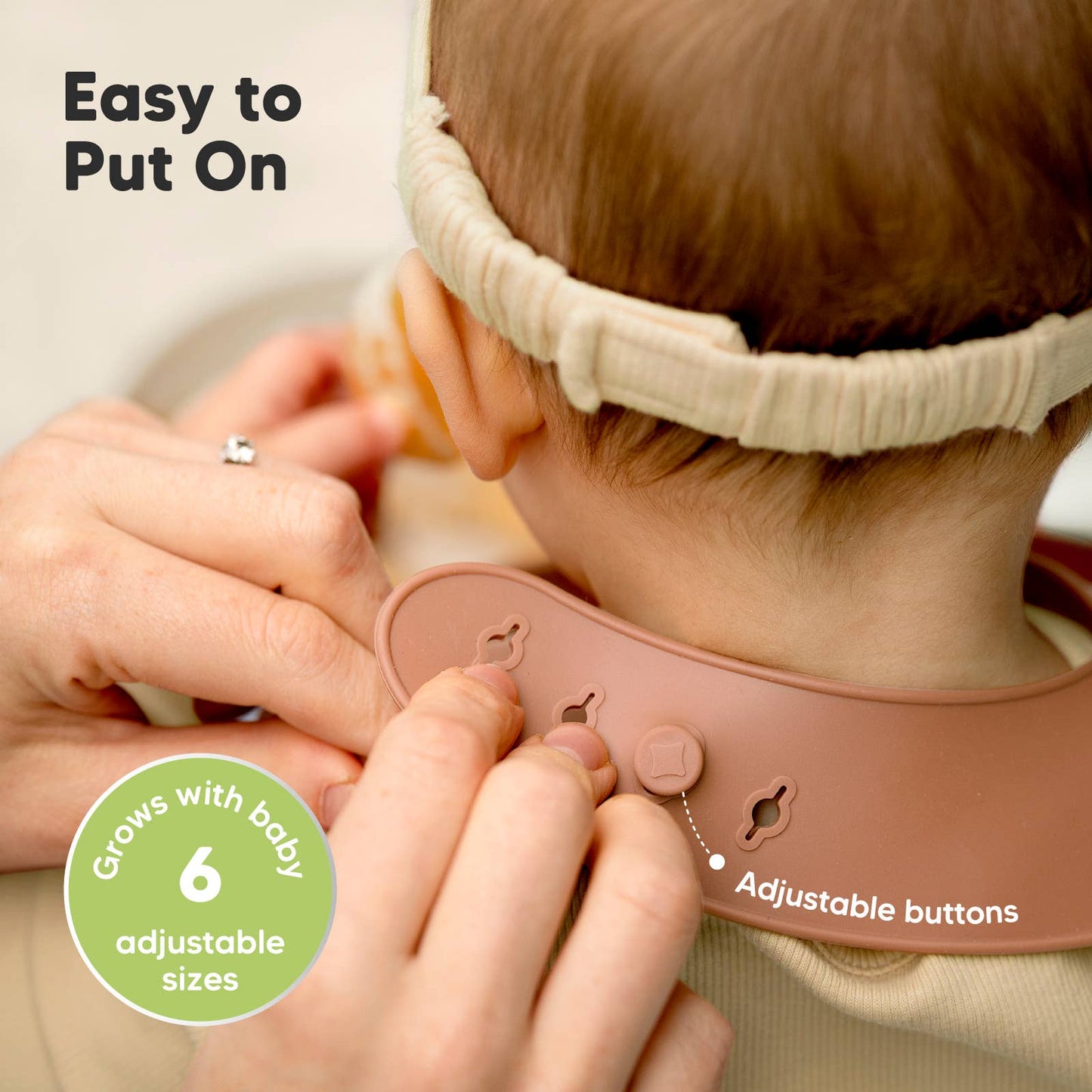 KeaBabies - 2-Pack Prep Silicone Bibs for Babies, Toddlers, Boys, Girls