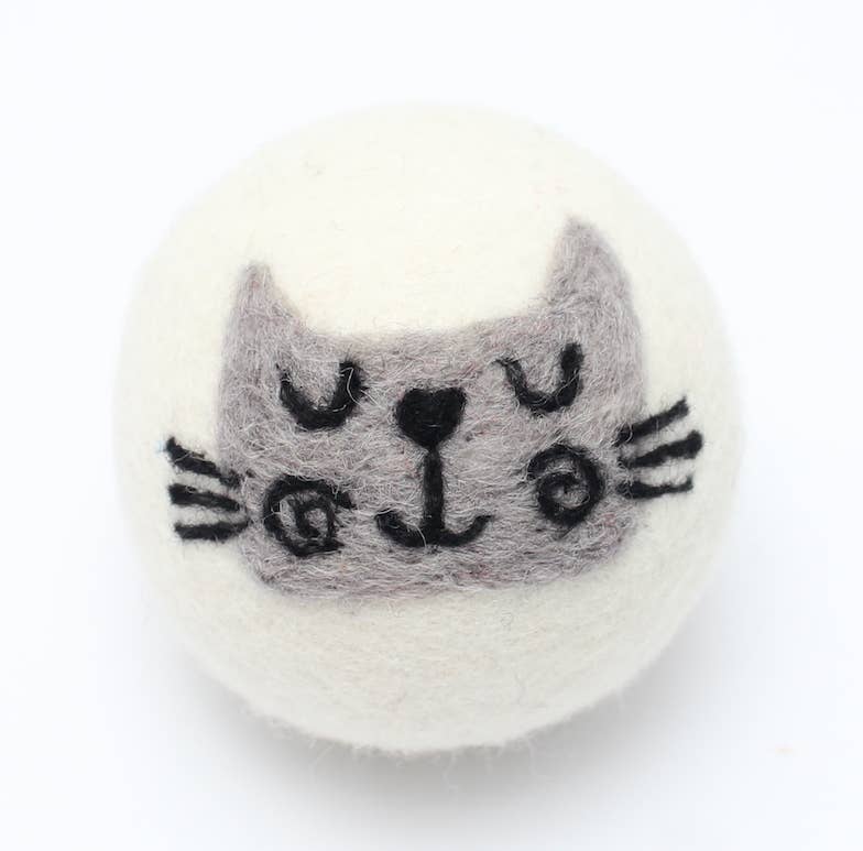 Ethical Global - Cats - Eco Wool Dryer Balls Fair-Trade