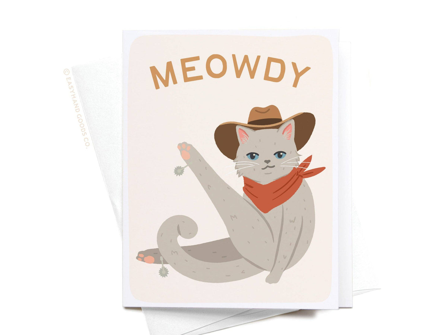 Meowdy Greeting Card