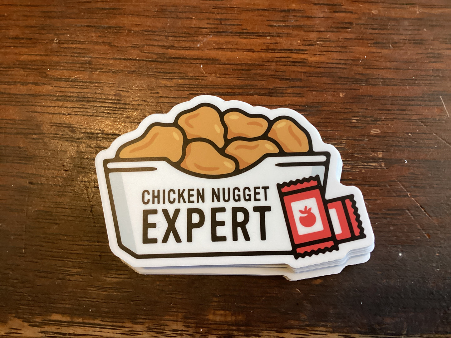 Chicken Nugget Expert Sticker