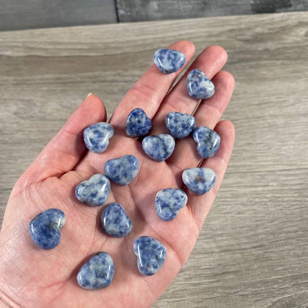 Gemstone Flat Back Heart 3/4 Inch – Bulk Crystal Cabochons