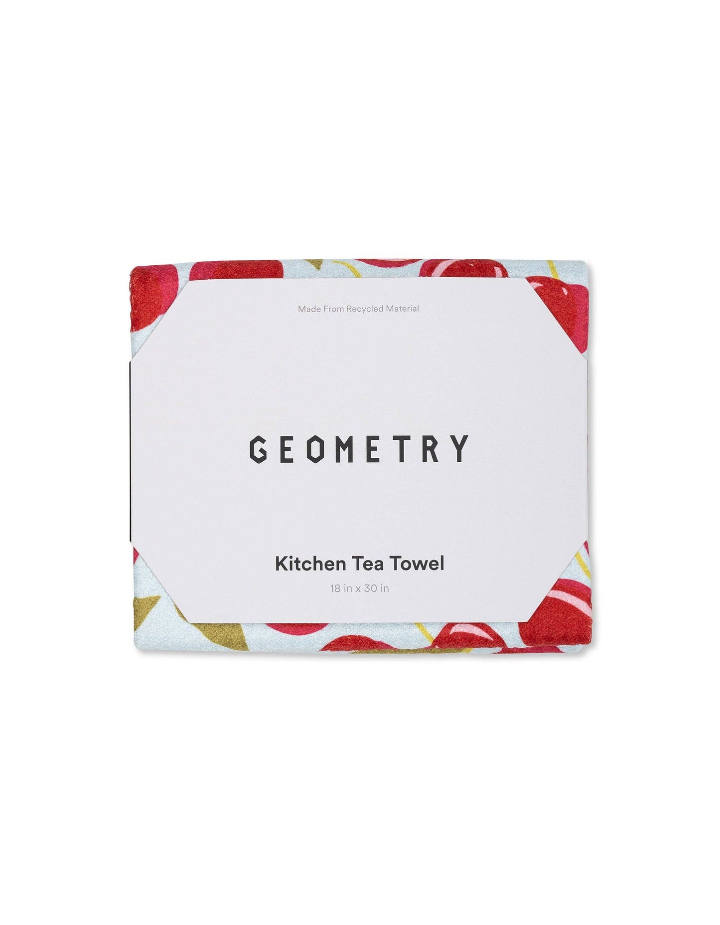 Geometry - Sweet Cherry Tea Towel