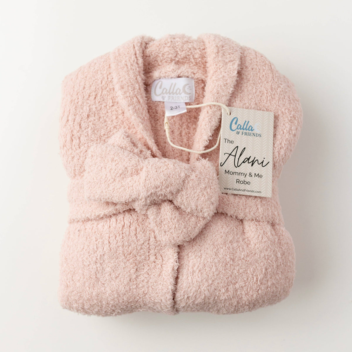 The Alani Mommy & Me Robe - Kiddo - Petal Pink