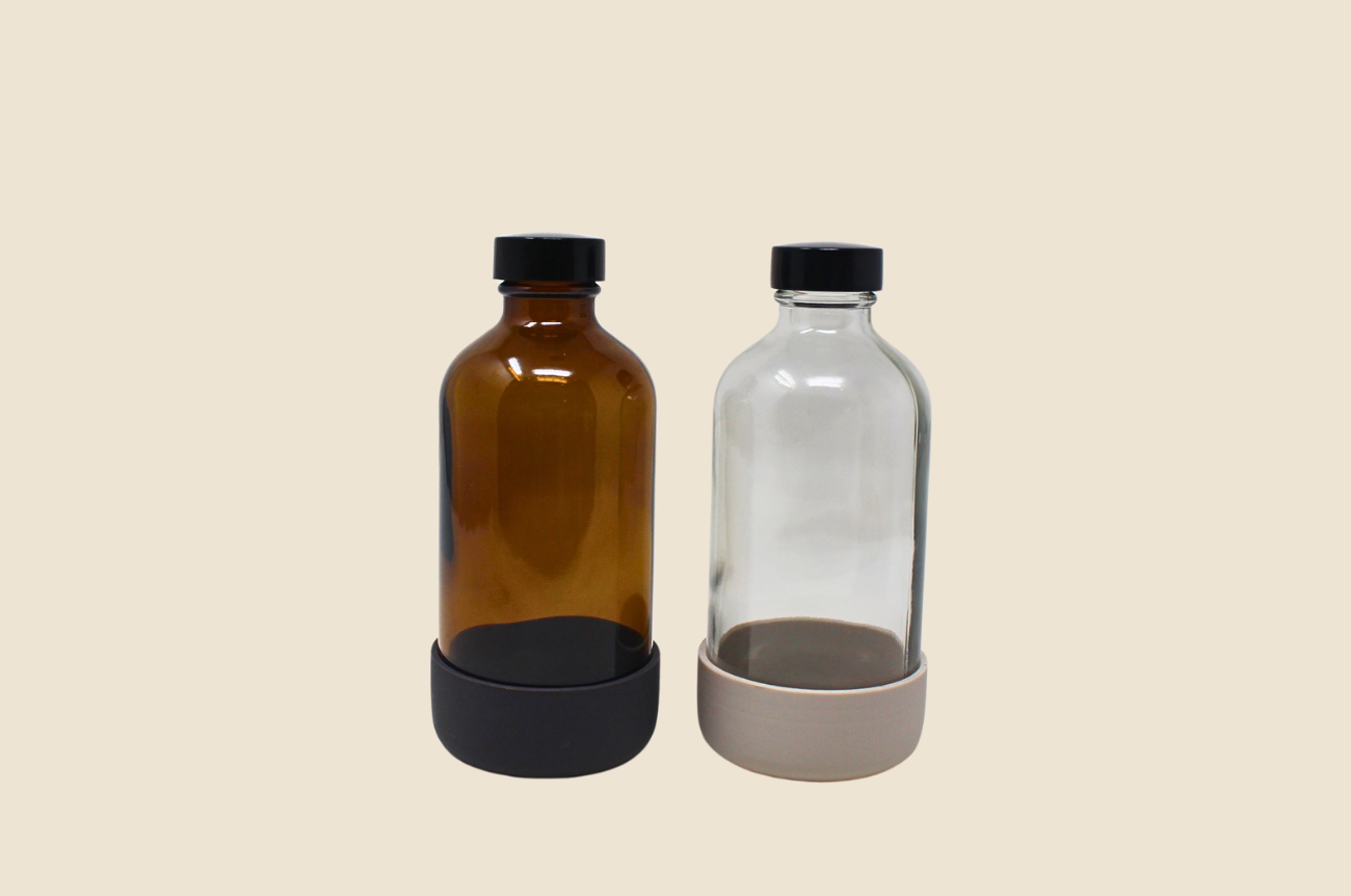 Silicone Bottle Boot – Non-Slip Base for 8oz Glass Bottles