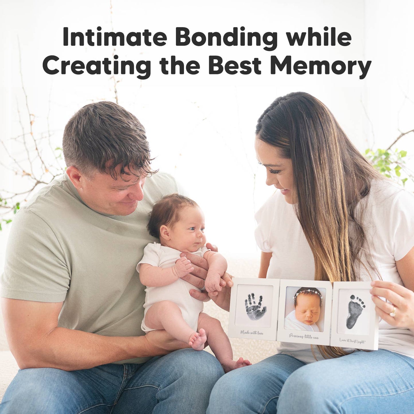 Fond Inkless Baby Handprint and Footprint Kit, Newborn Gifts