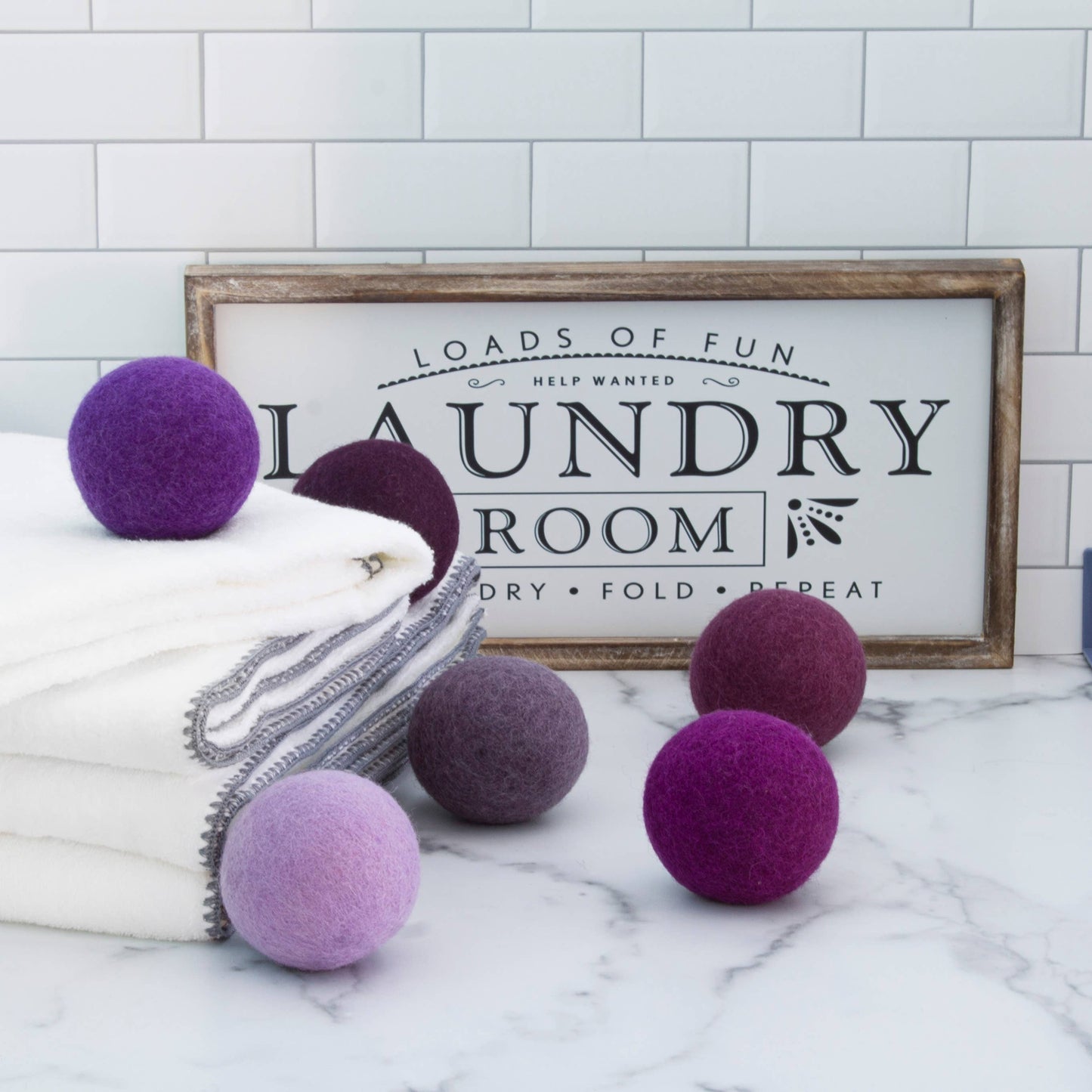 Purple Haze Eco Dryer Balls: PACKAGE FREE