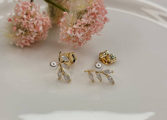 Cz Post Earring