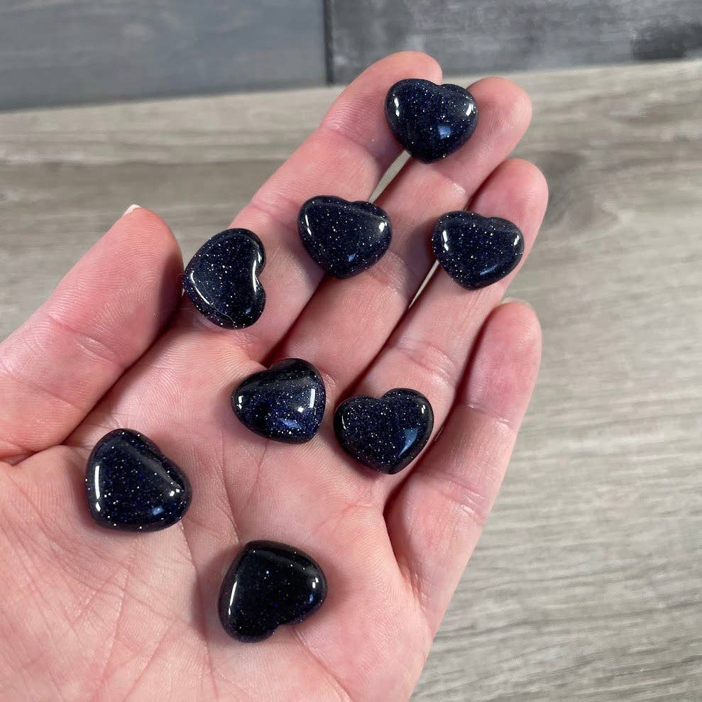 Gemstone Flat Back Heart 3/4 Inch – Bulk Crystal Cabochons