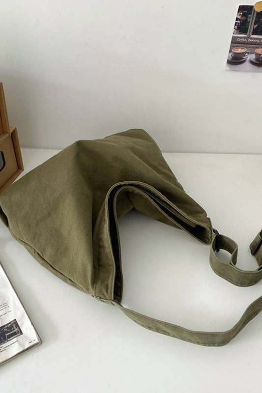 Crossbody Canvas Big Shoulder Bag_CWAB0420
