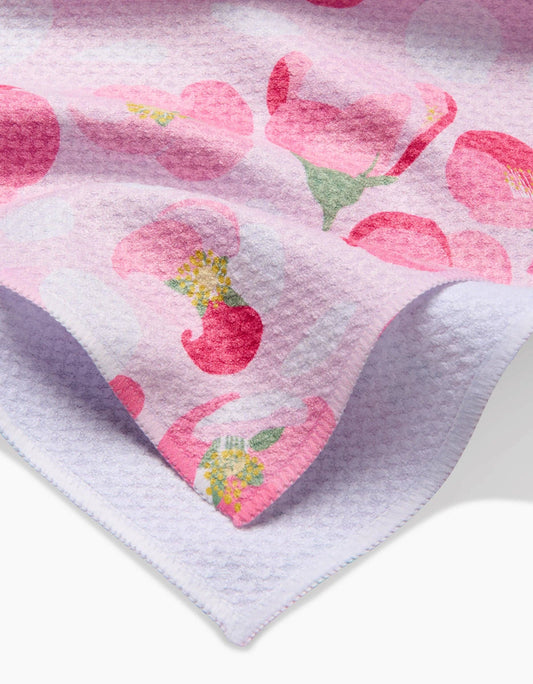 Geometry - Cherry Blossom Tea Towel