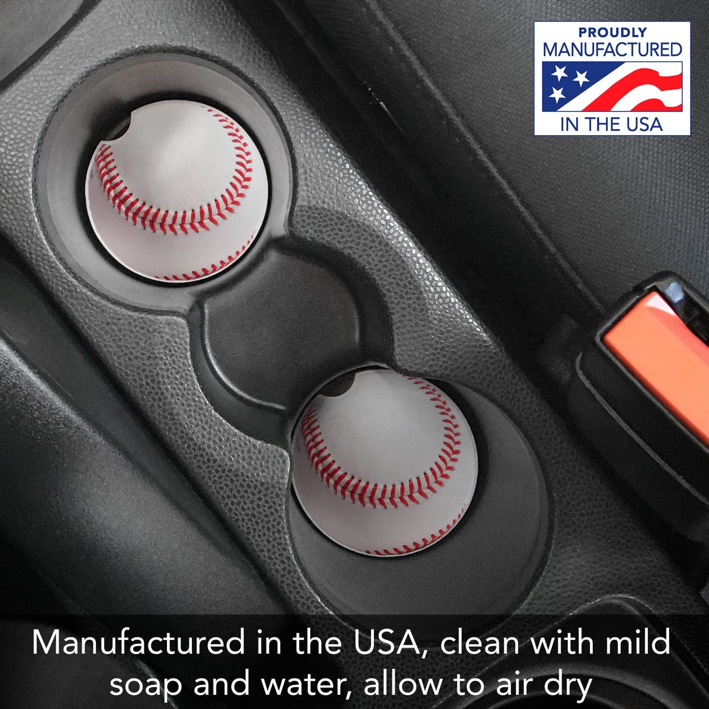 Baseball Bulk Absorbent Stone Car Coaster-NO PACKAGING