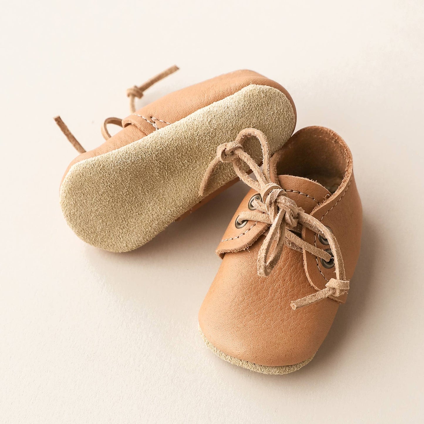 Baby Oxfords in Caramel | Baby Boy Shoes