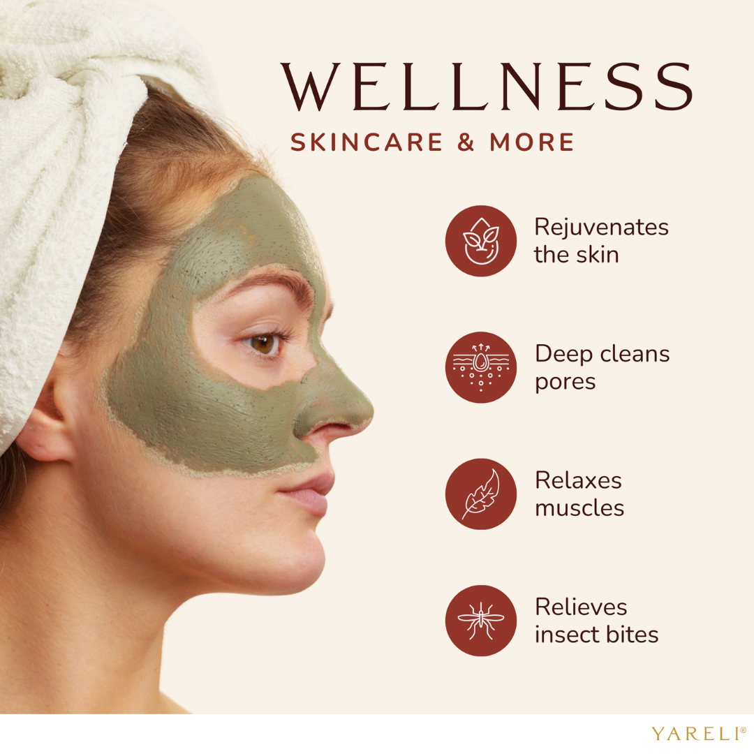 Bentonite Volcanic Clay Mask & Detox Bath for Rejuvenation