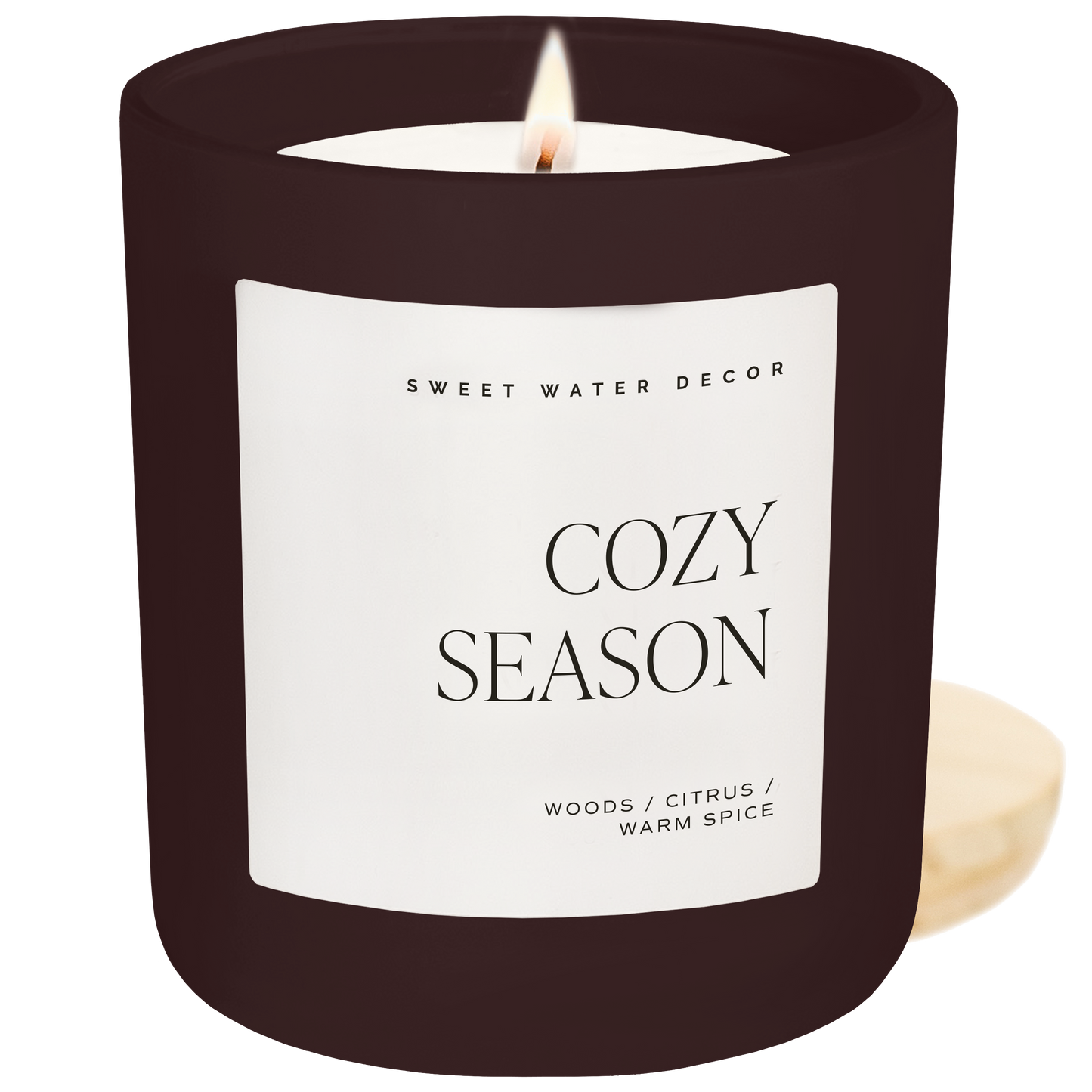 Sweet Water Decor - *NEW* Cozy Season 15 oz Candle, Matte Jar - Fall Decor