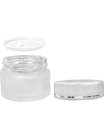 Cream Jar - 1oz - Silver