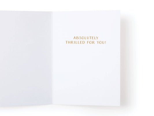 Best Wishes Bride Greeting Card