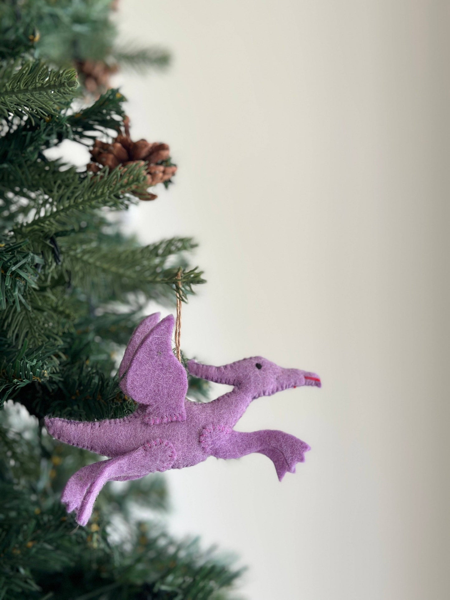 Felt Dinosaur Ornament