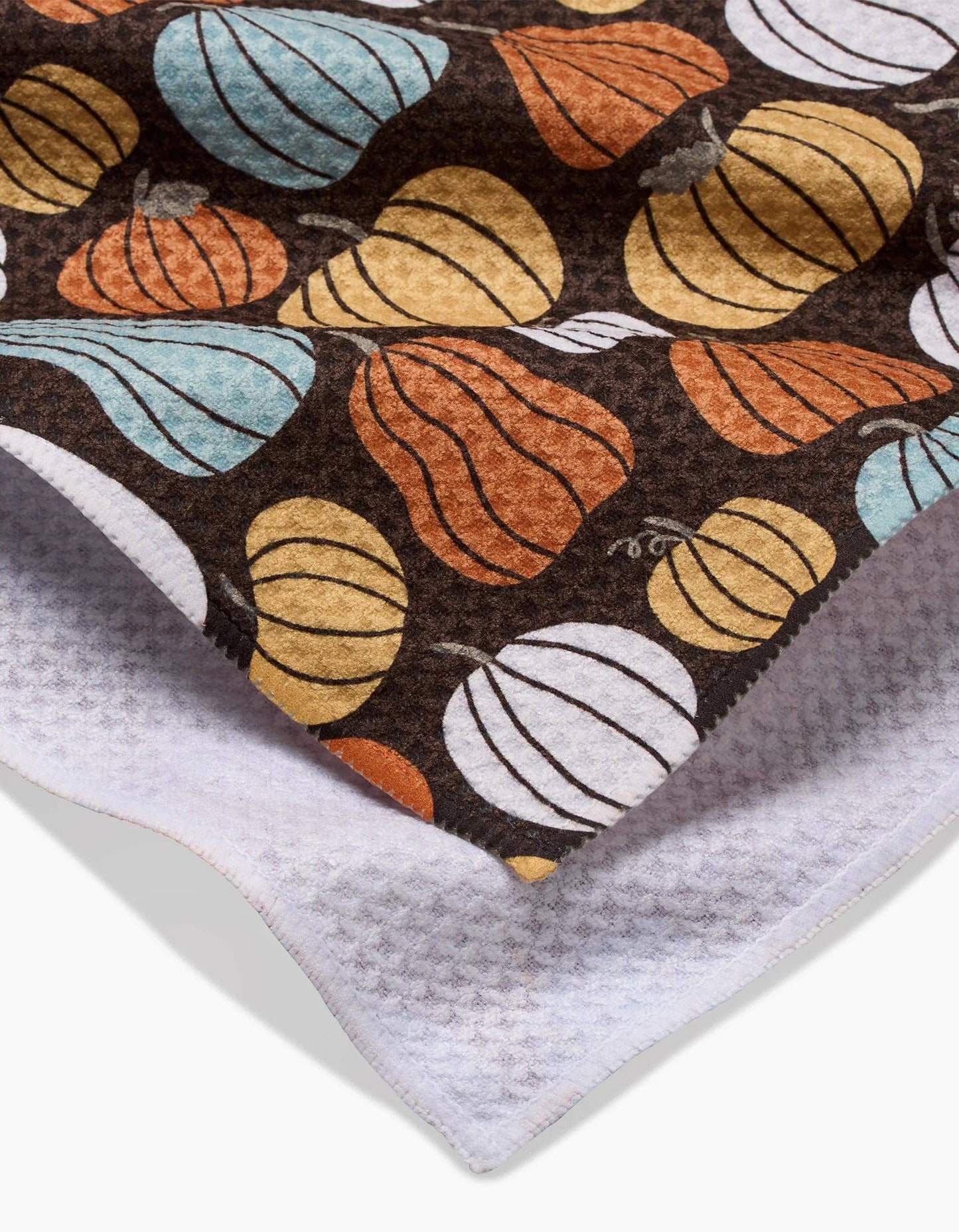 Geometry - Pumpkin Patch Parade Tea Towel