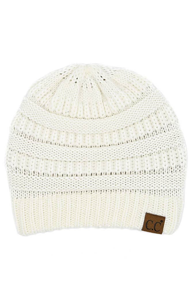 Hana - C.C Best Selling Cable Knit Classic Beanie Winter Hat