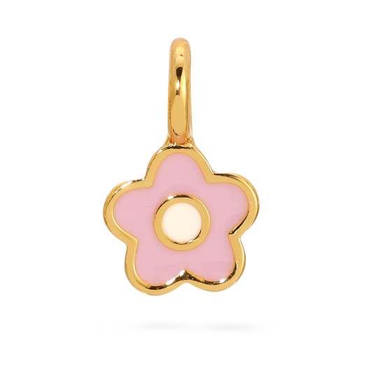 Lucky Feather - Charm Garden - Flower Charm - Gold