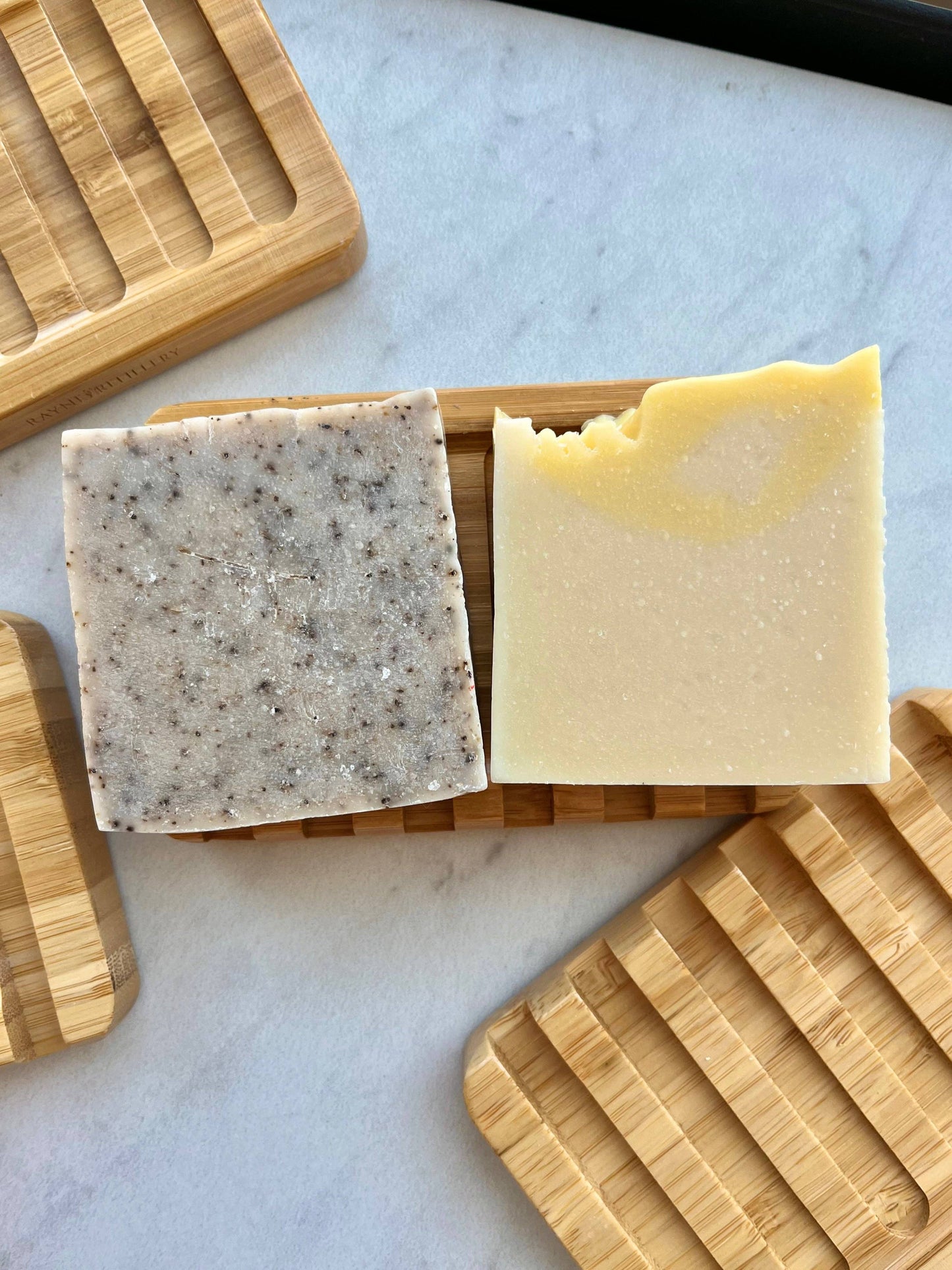 Bamboo Slated Soap Dish - Eco-Friendly Soap Holder with Drainage