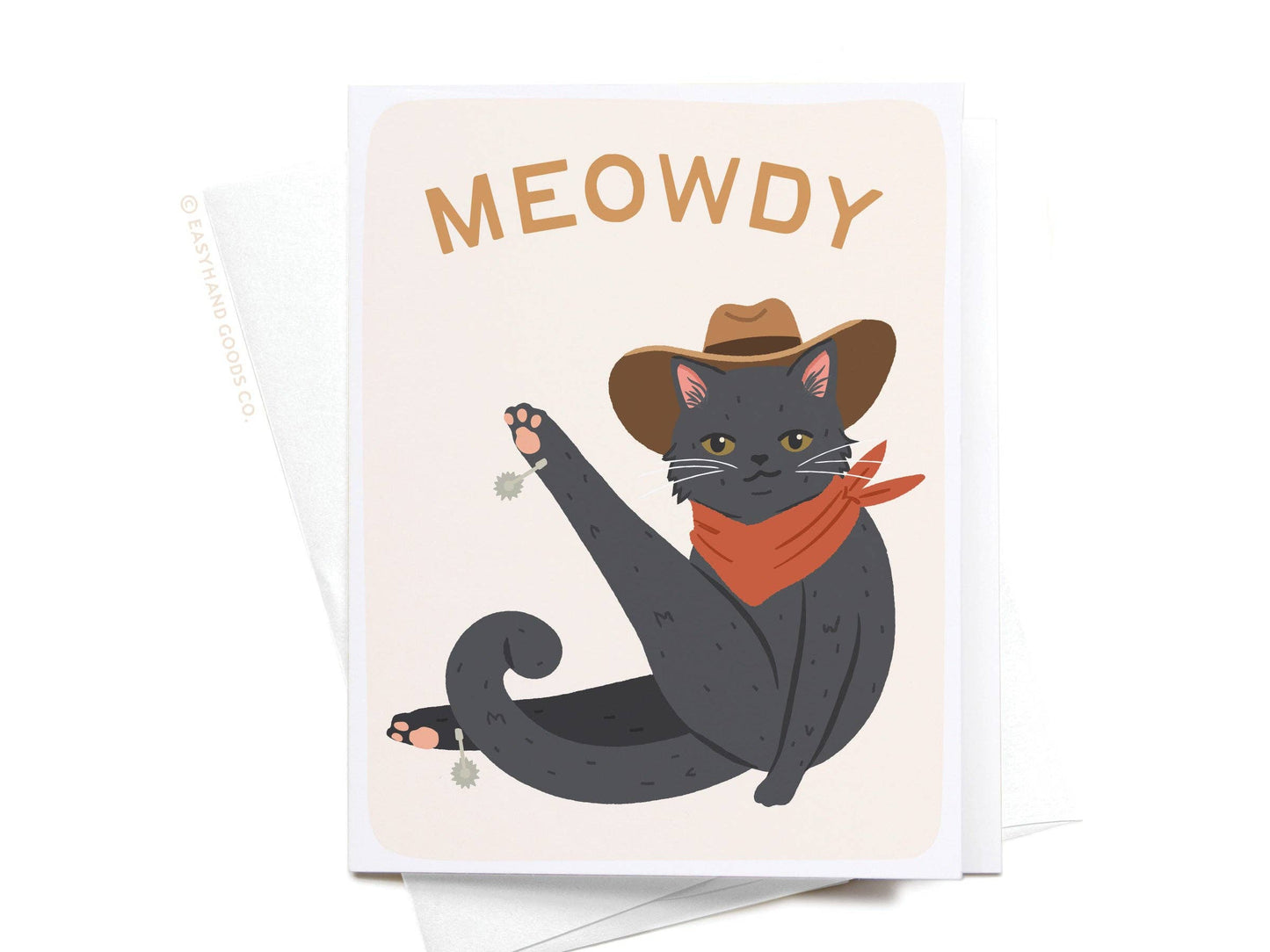 Meowdy Greeting Card