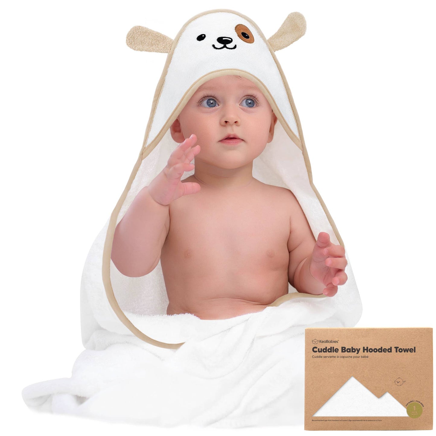 KeaBabies - KeaBabies Cuddle Baby Hooded Towel