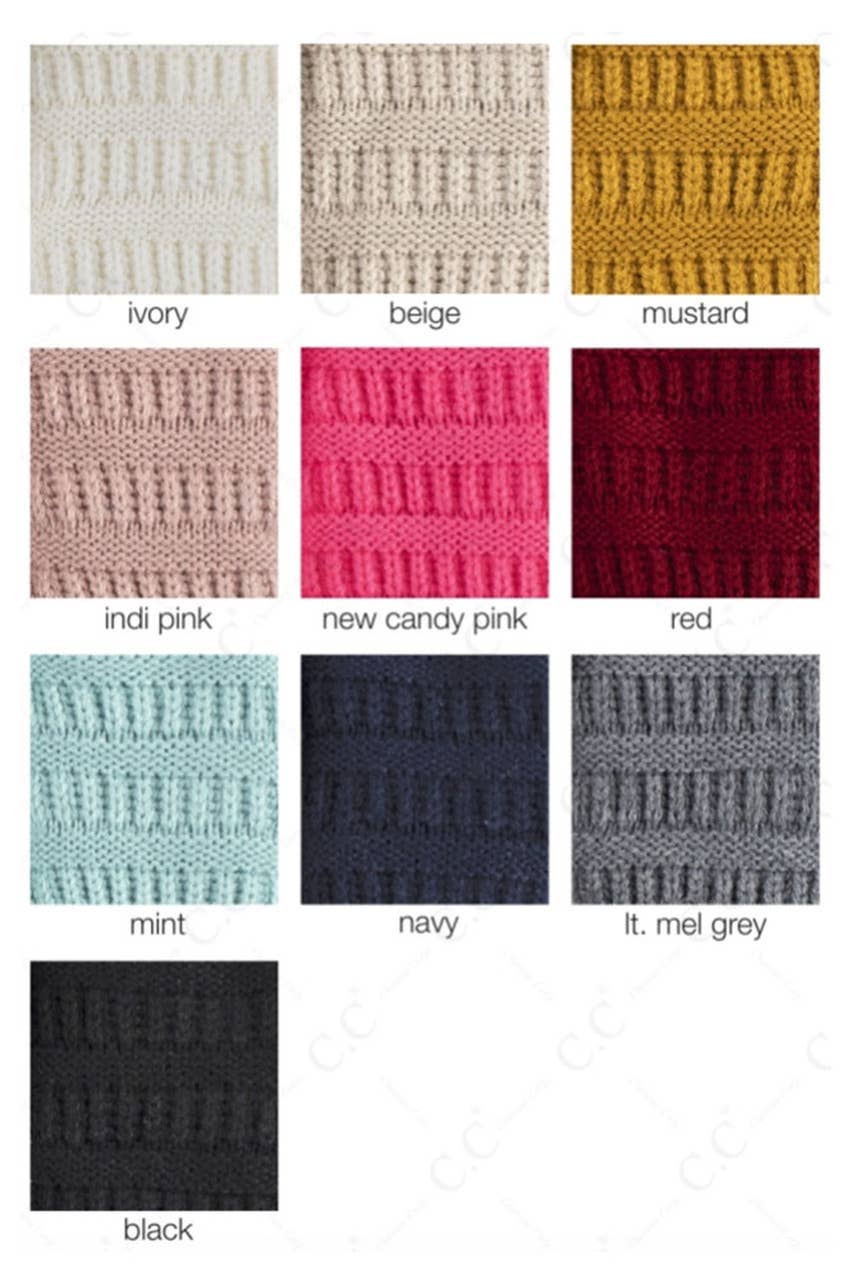 C.C Kids solid Knitted mitten