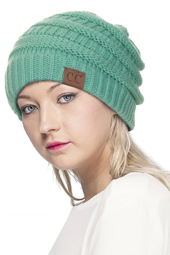 Hana - C.C Best Selling Cable Knit Classic Beanie Winter Hat