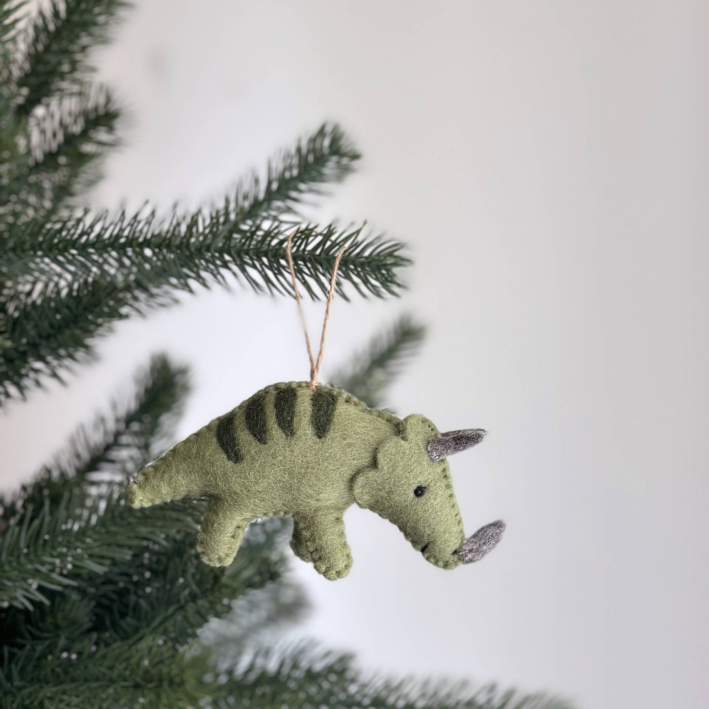 Felt Dinosaur Ornament