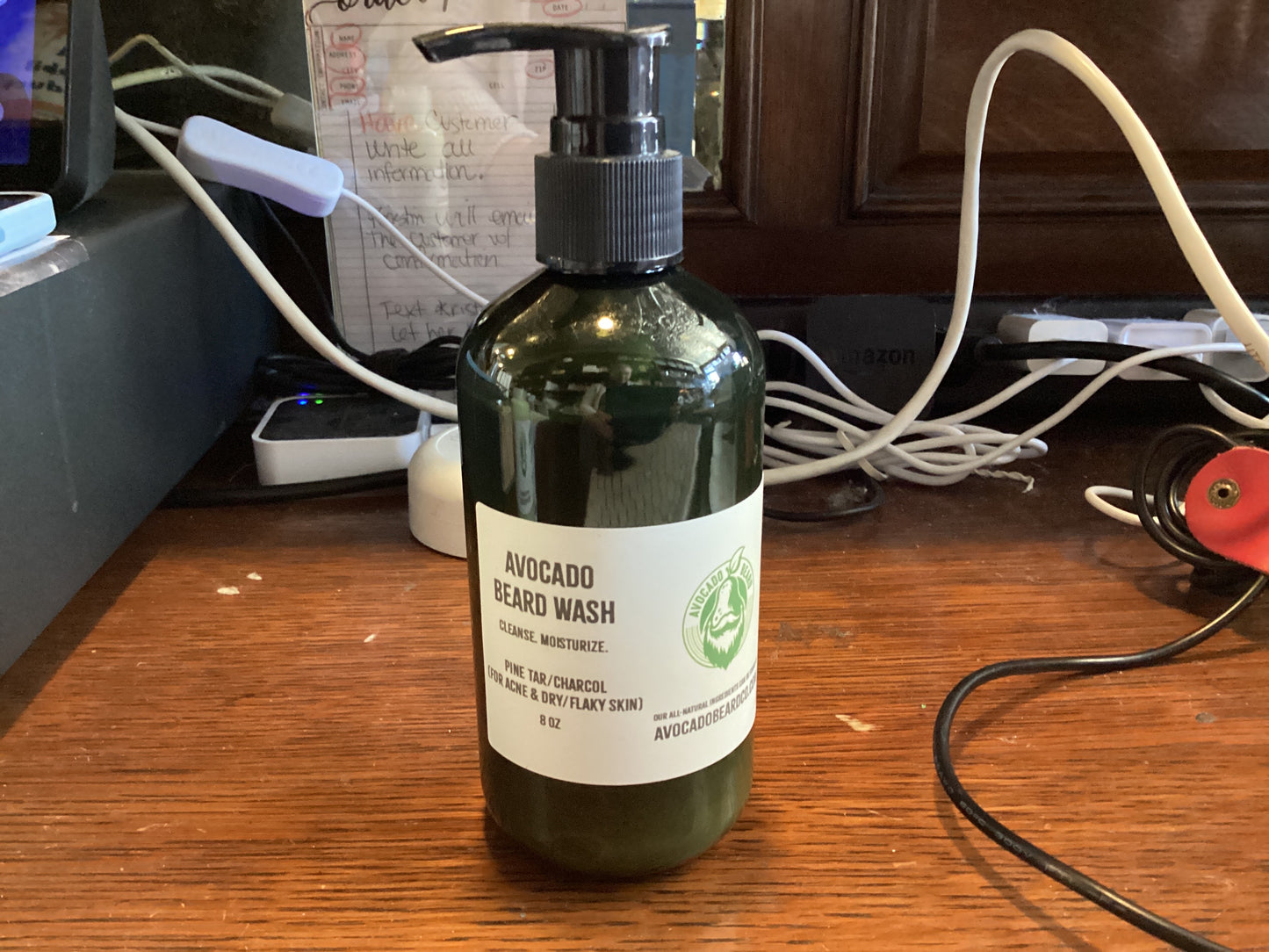 Avocado Beard Wash | Pine Tar + Charcoal Scent