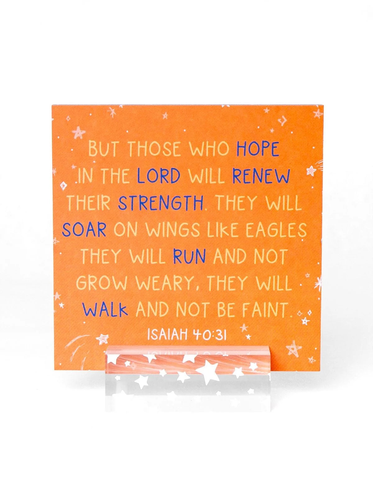 Verses for Strength - Desk Card Set