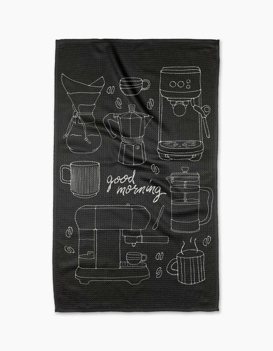 Good Morning Coffee Tea Towel
