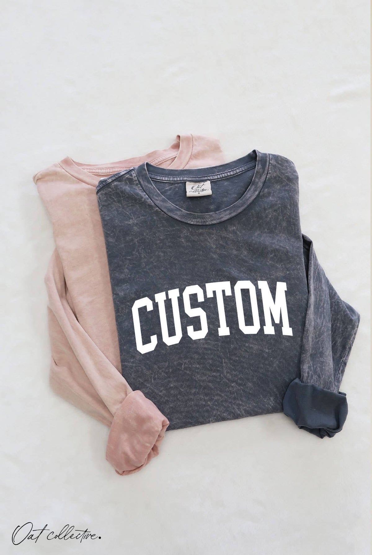 Benicia Mineral Washed Long Sleeve Graphic