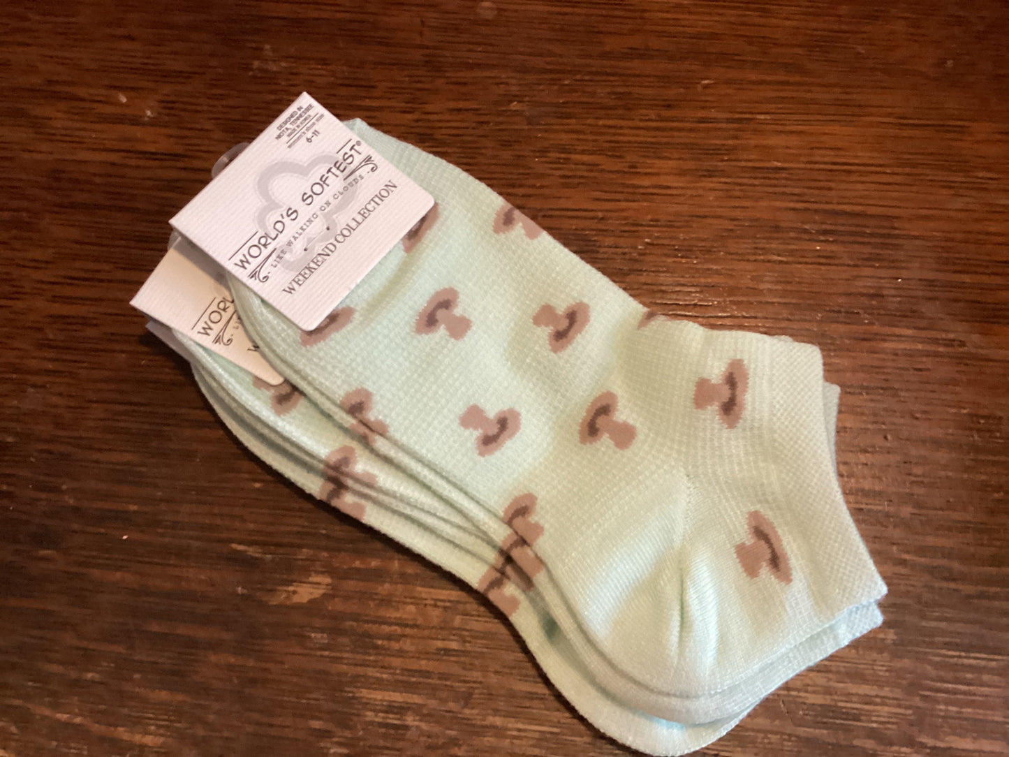 Mushroom Ankle Crew Socks