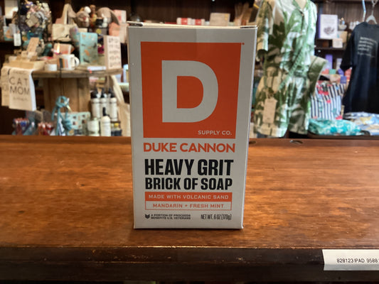 Heavy Grit Exfoliating Bar Soap | Mandarin + Fresh Mint