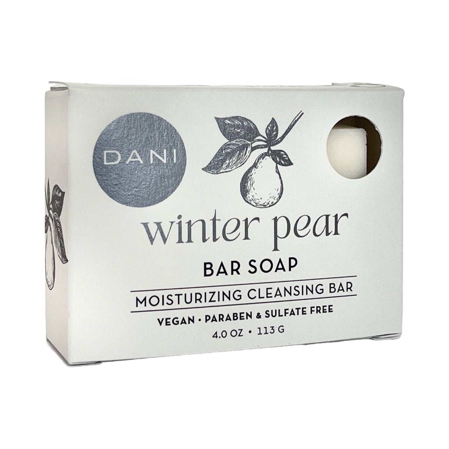 DANI Naturals - Holiday Limited Edition - 4oz Bar Soap - Winter Pear