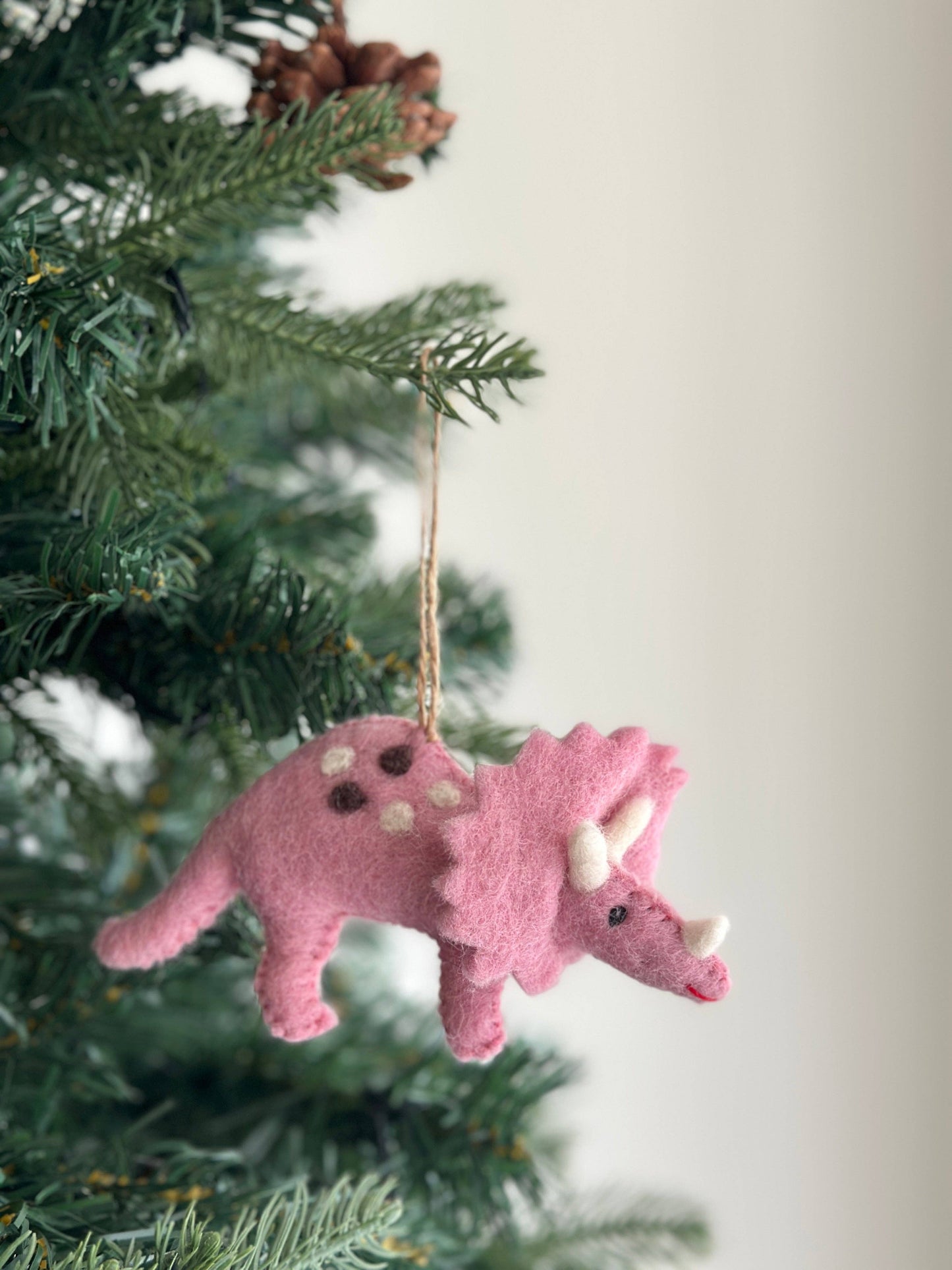Felt Dinosaur Ornament