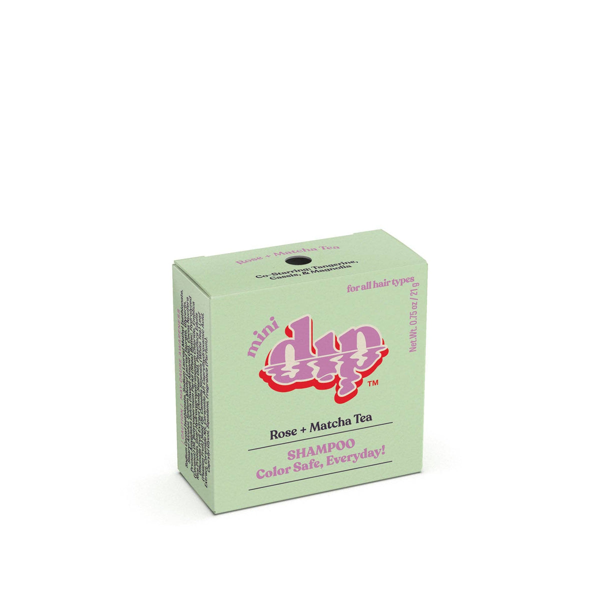 Dip - Mini Dip Color Safe Shampoo Bar for Every Day - Rose & Matcha