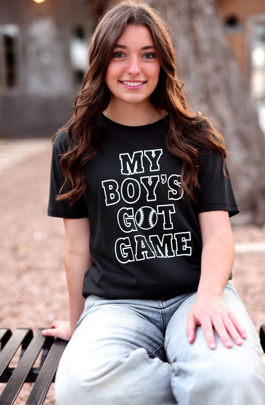 Jadelynn Brooke - My Boys Got Game- SS (Black)
